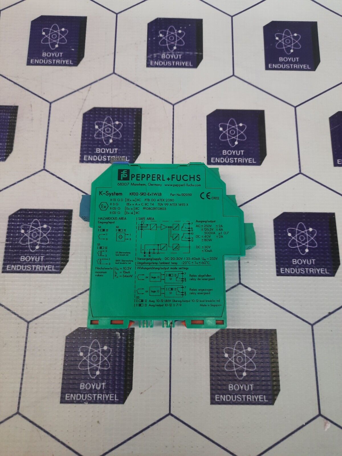 PEPPERL+FUCHS K-System KFD2-SR2-Ex1.W.LB PART NO 132959