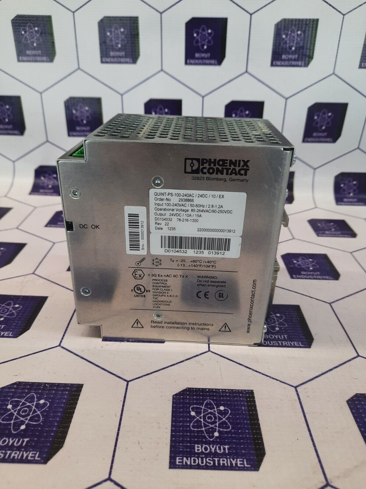 PHOENIX CONTACT QUINT-PS-100-240 AC/24DC/10/EX (2938866)