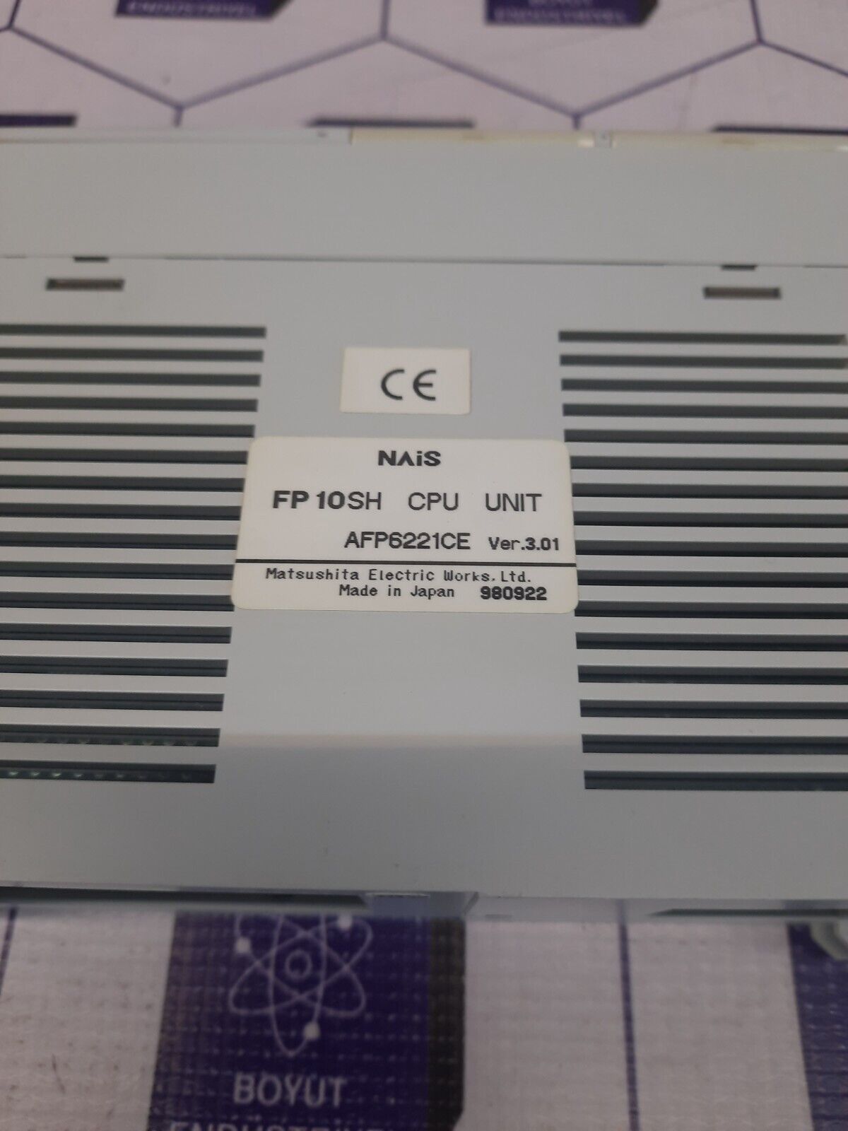 NAIS AFP6221CE VER.3.01 FP 10SH CPU UNIT