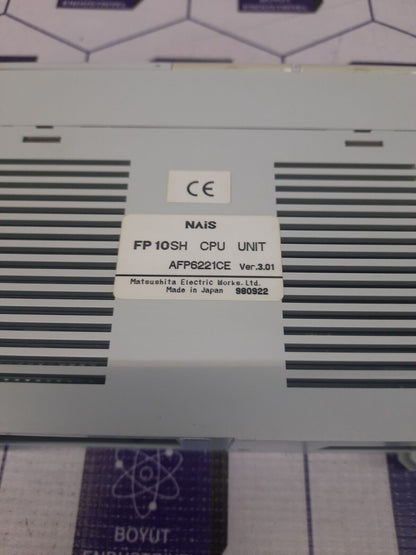 NAIS AFP6221CE VER.3.01 FP 10SH CPU UNIT