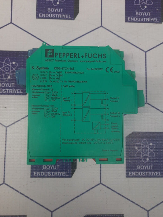 PEPPERL +FUCHS K-SYSTEM KFD2-STC4-Ex2 PART NO 229332