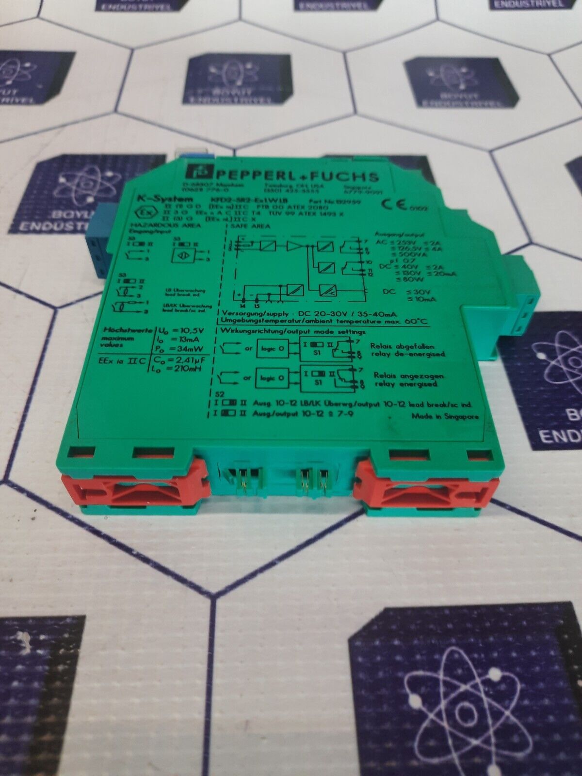 PEPPERL+FUCHS K-System KFD2-SR2-Ex1.W.LB PART NO: 132959