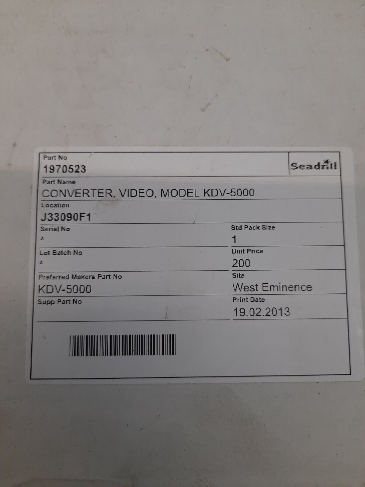 International KDV-5000 HDMI 2 output HD video converter