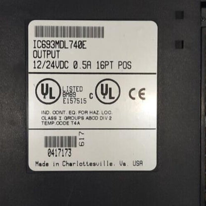 GE FANUC IC693MDL740E Output Module