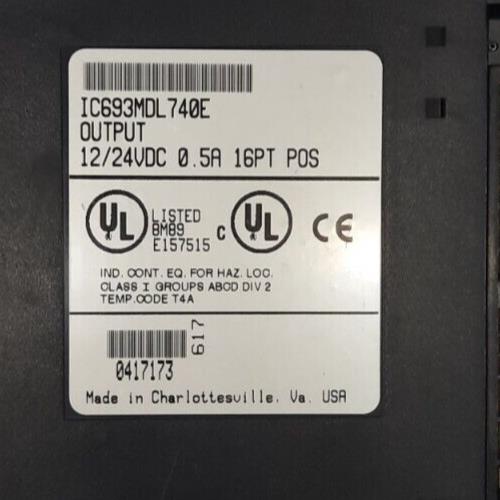 GE FANUC IC693MDL740E Output Module