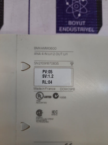 Schneider Electric BMXAMM0600 I/O Module