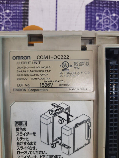 OMRON CQM-OC222 OUTPUT UNIT