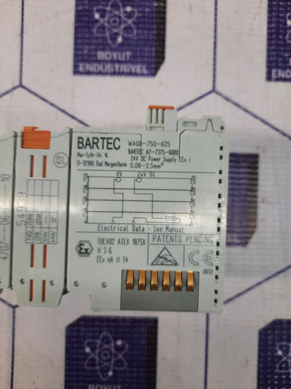 BARTEC 750-625 POWER SUPLLY