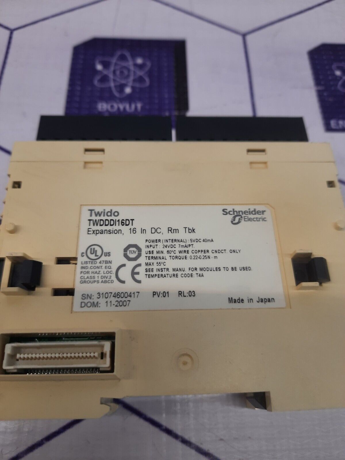 SCHNEIDER Twido TWDDDI16DT 16 In DC PLC Expansion Module