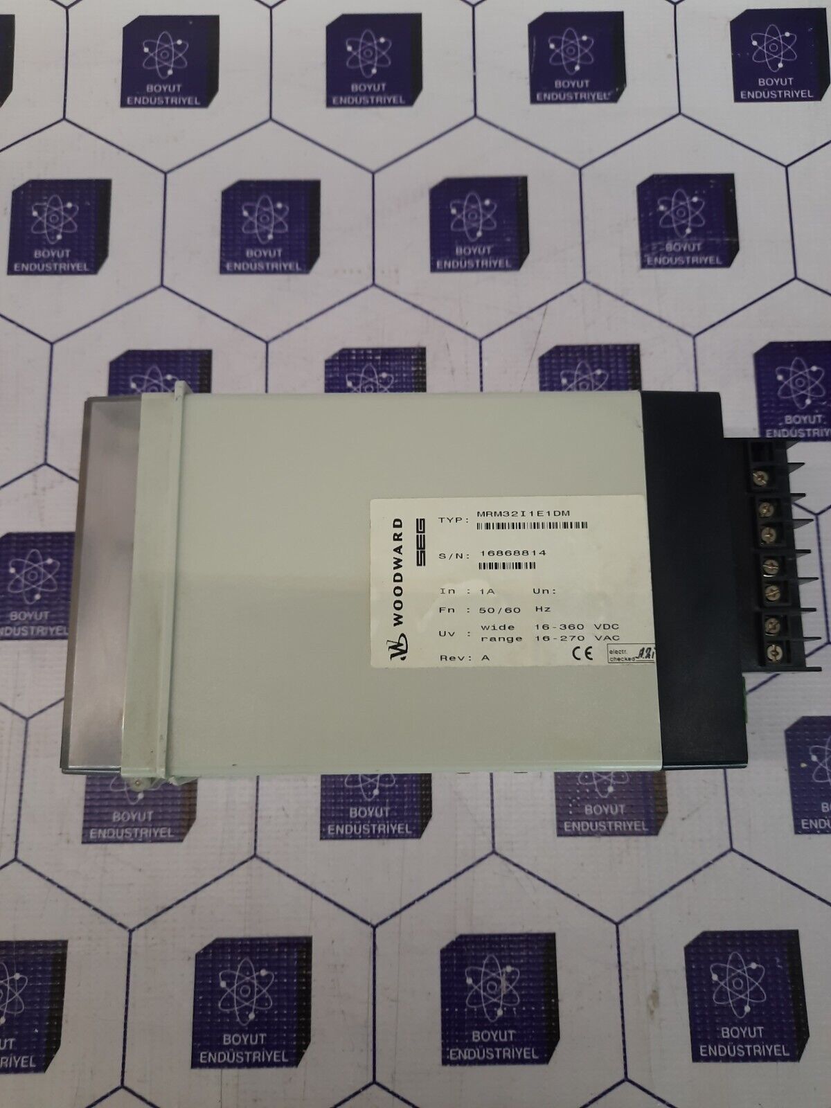 Woodward Seg Motor MRM3-2IE / MRM32I1E1DM REV.A Protection Relay