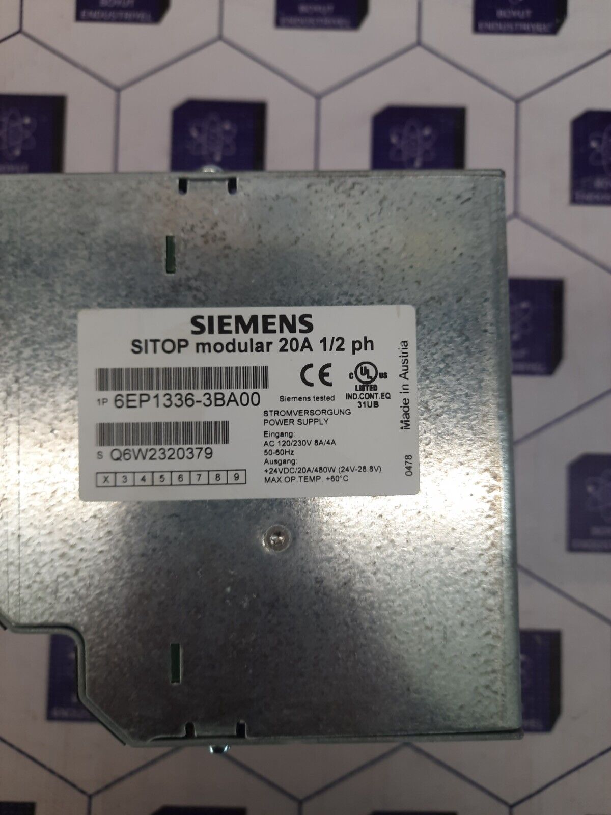 SIEMENS 1P 6EP1336-3BA00 MODULE