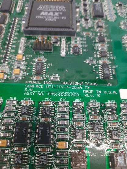 HYDRIL AA5160001900 / AA5170001900 REV.B CARD