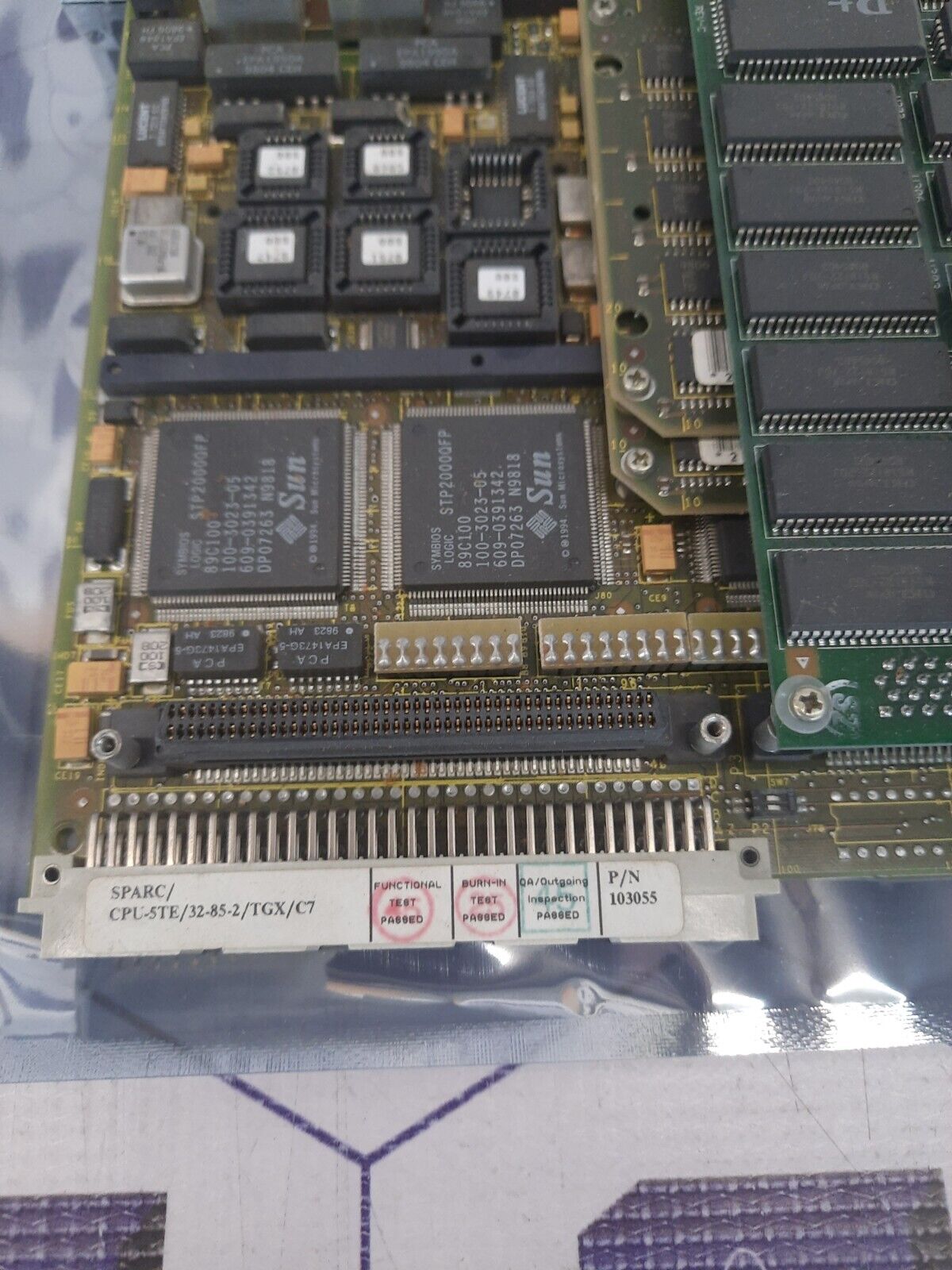 SPARC CPU-5TE/32-85-2/TGX/C7 REV.D CARD