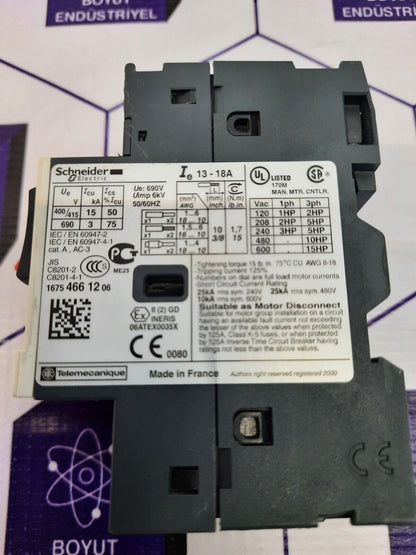 Schneider Electric GV2ME20 Contactor