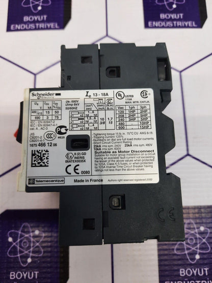 Schneider Electric GV2ME20 Contactor