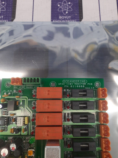OCEANEERING 0210000 OPAC 110V MONITOR PCB