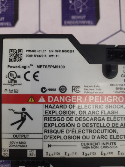 SCHNEIDER ELECTRIC METSEPM5100 POWER LOGIC