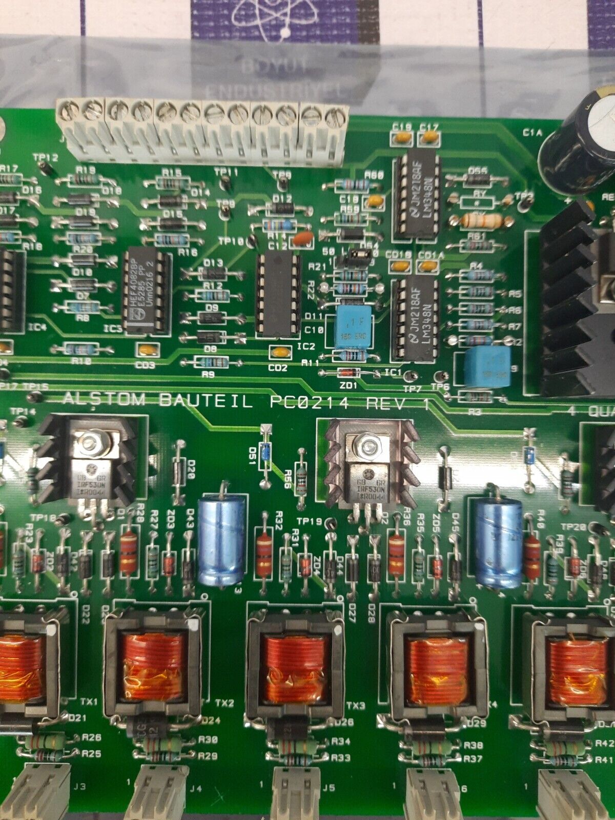 ALSTOM PCO214 REV 1 CARD