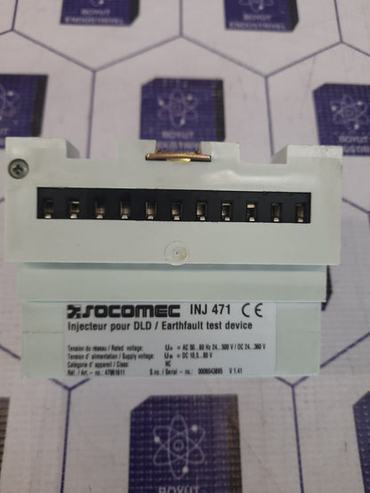 SOCOMEC ISOM INJ 471 INJECTURPOUR DLD / EARTHFAUL TEST DEVİCE