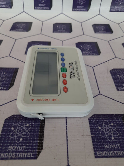 TAYLOR (-40°to 221 °F-40° to 105 °C) RECORDING THERMOMETER WITH DUAL PROBES