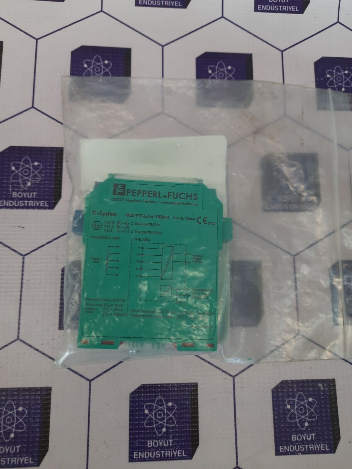 PEPPERL +FUCHS K-SYSTEM KFD2-PT2-Ex1-6-Y112844 PART NO: 112844