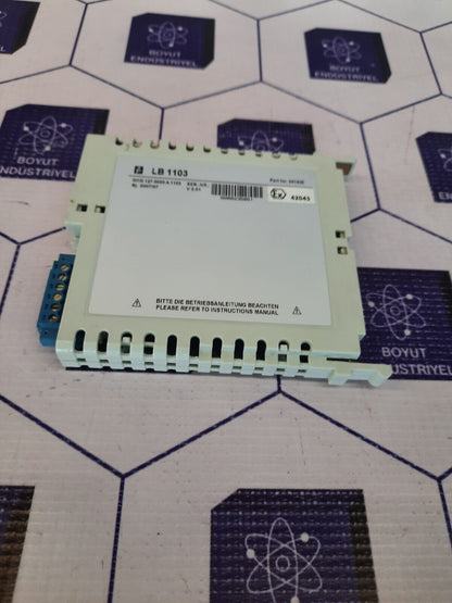 PEPPERL+FUCHS LB 1103 PART NO: 541935 POWER SUPPLY MODULE