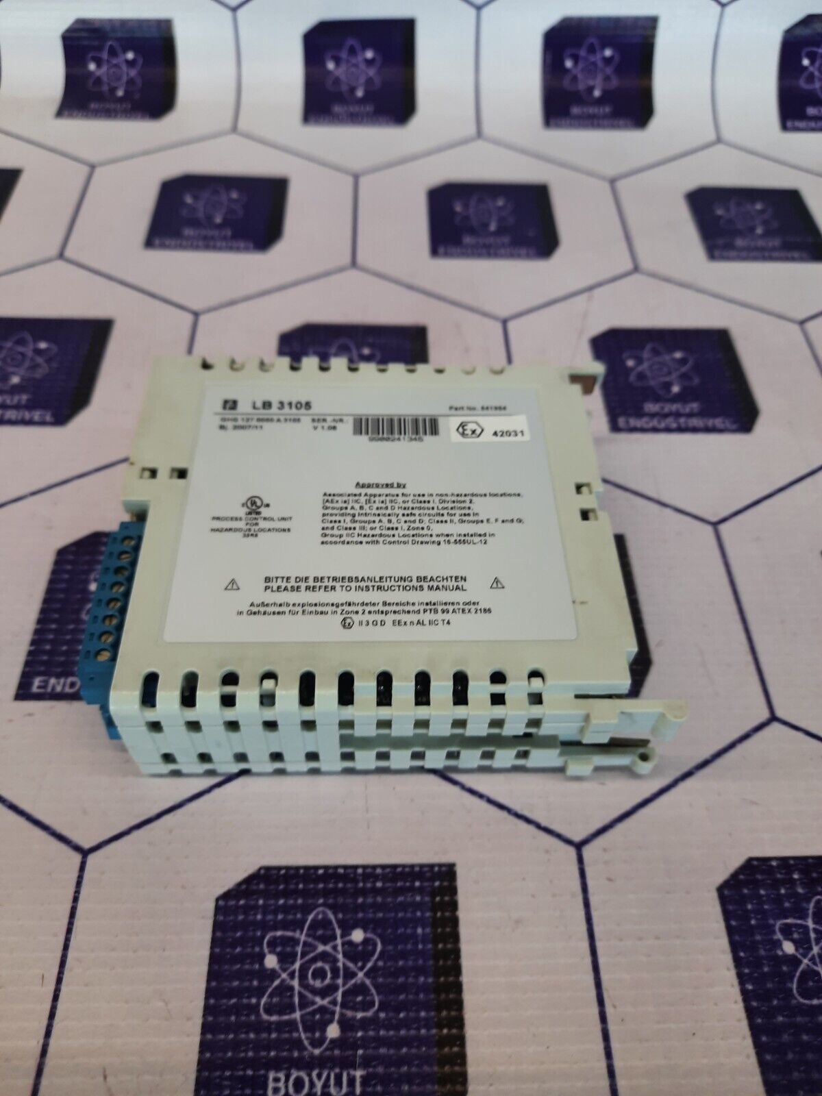 PEPPERL+FUCHS LB 3105 POWER SUPPLY MODULE