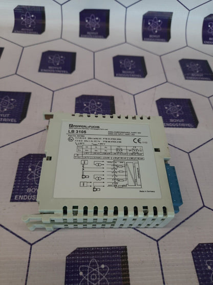 PEPPERL+FUCHS LB 3105 POWER SUPPLY MODULE