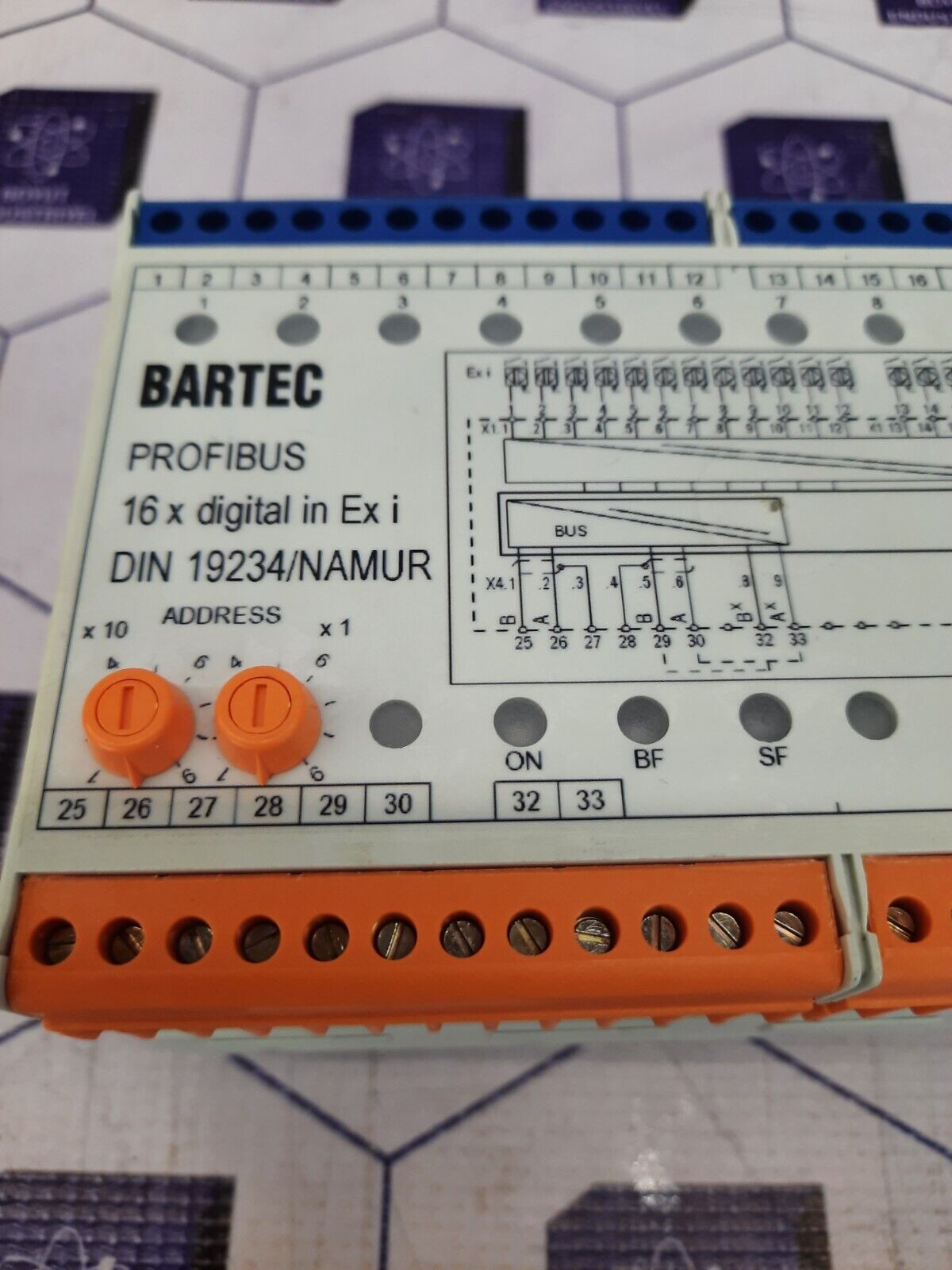 BARTEC 07-7331-2303/0000 PROFIBUS 16 X dıgıtal module