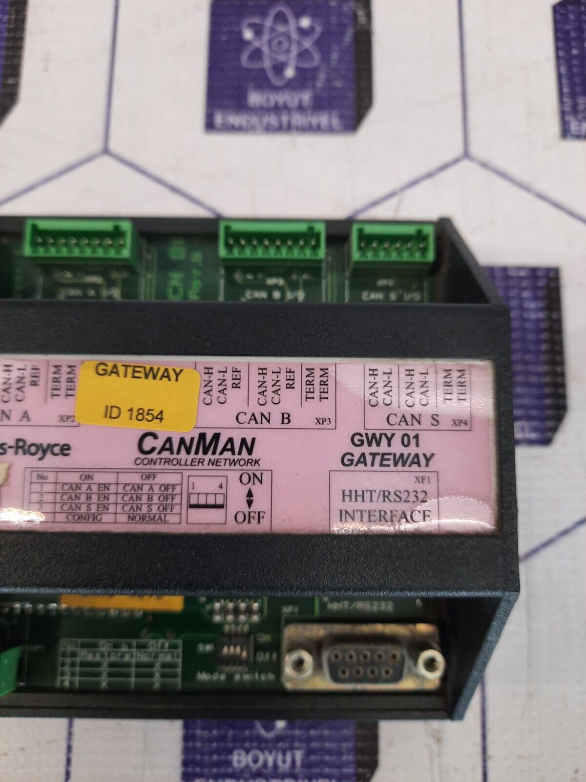 ROLLS ROYCE GWY01 CANMAN CONTROLLER NETWORK