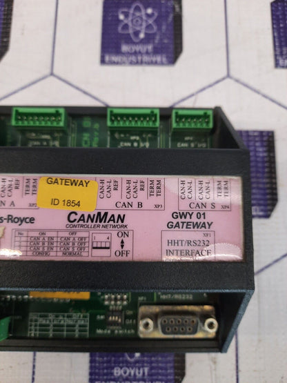ROLLS ROYCE GWY01 CANMAN CONTROLLER NETWORK