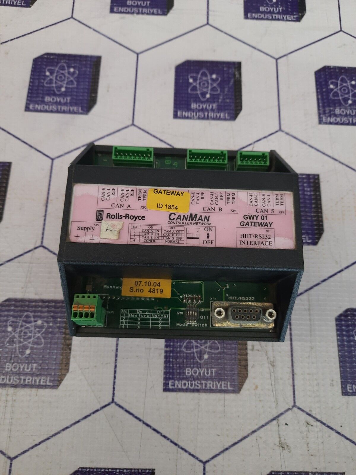 ROLLS ROYCE GWY01 CANMAN CONTROLLER NETWORK