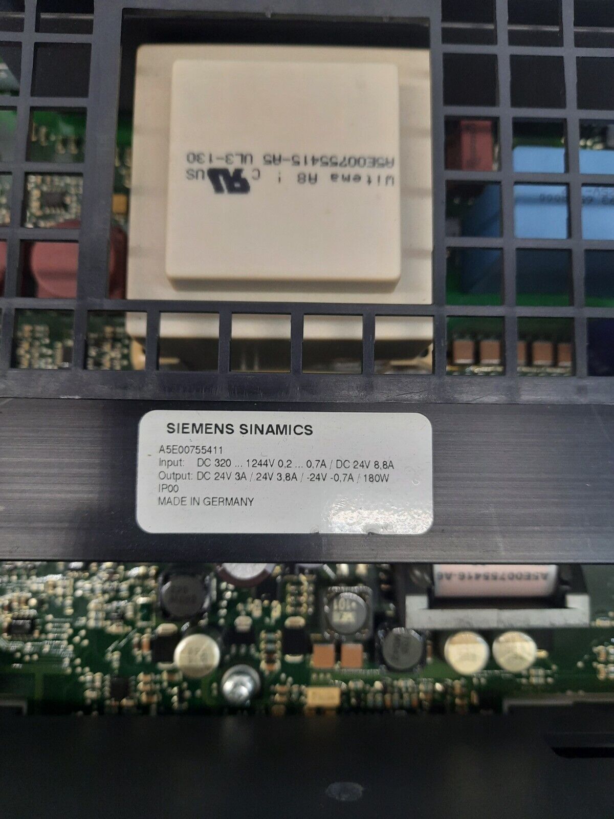 SIEMENS A5E00755411 S120 VARIABLE-FREQUENCY DRIVE POWER