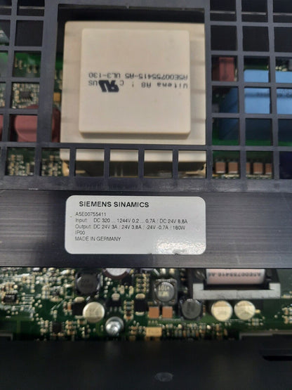 SIEMENS A5E00755411 S120 VARIABLE-FREQUENCY DRIVE POWER