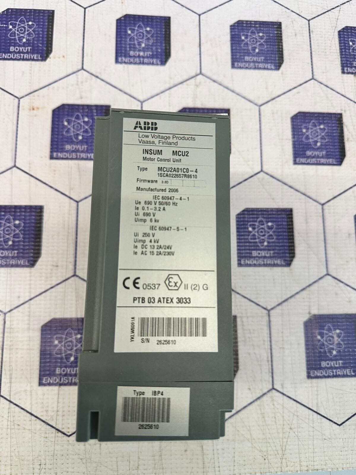 ABB INSUM MCU2 1SCA022657R8610 MCU2A01C0-4 Motor Control Unit