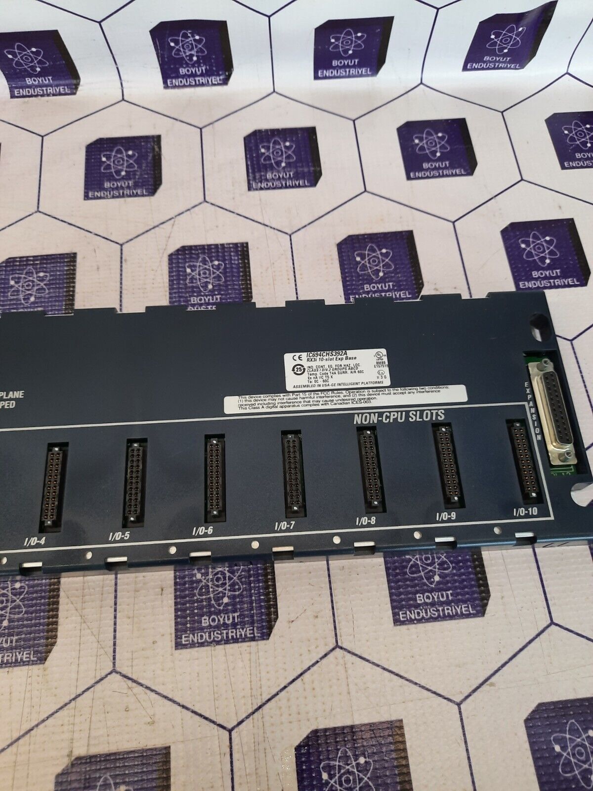 GE FANUC IC694CHS392A RX3I 10-SLOT EXP. BASE