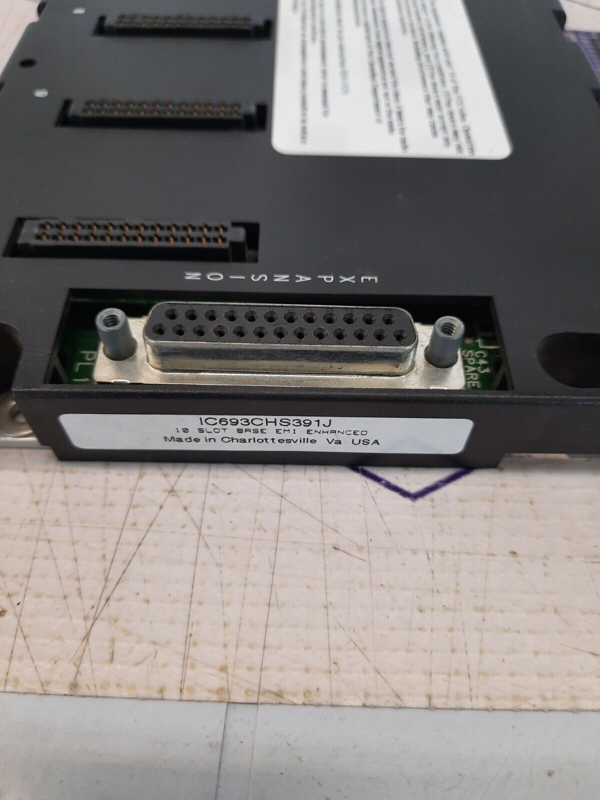 GE FANUC IC693CHS391J 10 SLOT BASE EMI ENHANCED