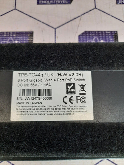 TRENDNED TPE-TG44g 8 PORT GIGABIT WITH 4 PORT PoE SWITCH