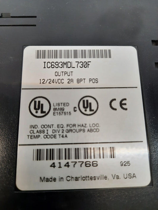 GE FANUC IC693MDL730F ANALOG INPUT MODULE