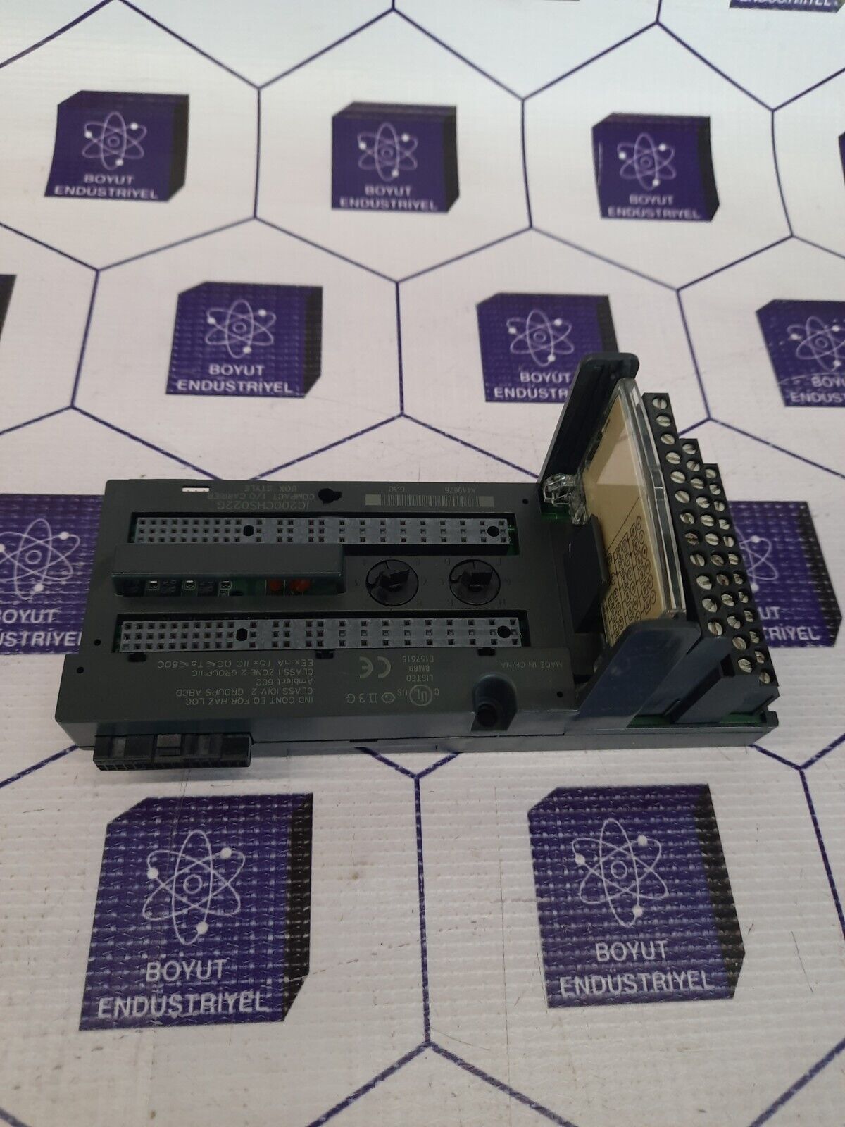 GE FANUC IC200CHS022G COMPACT I/O CARRIER BOX STYLE