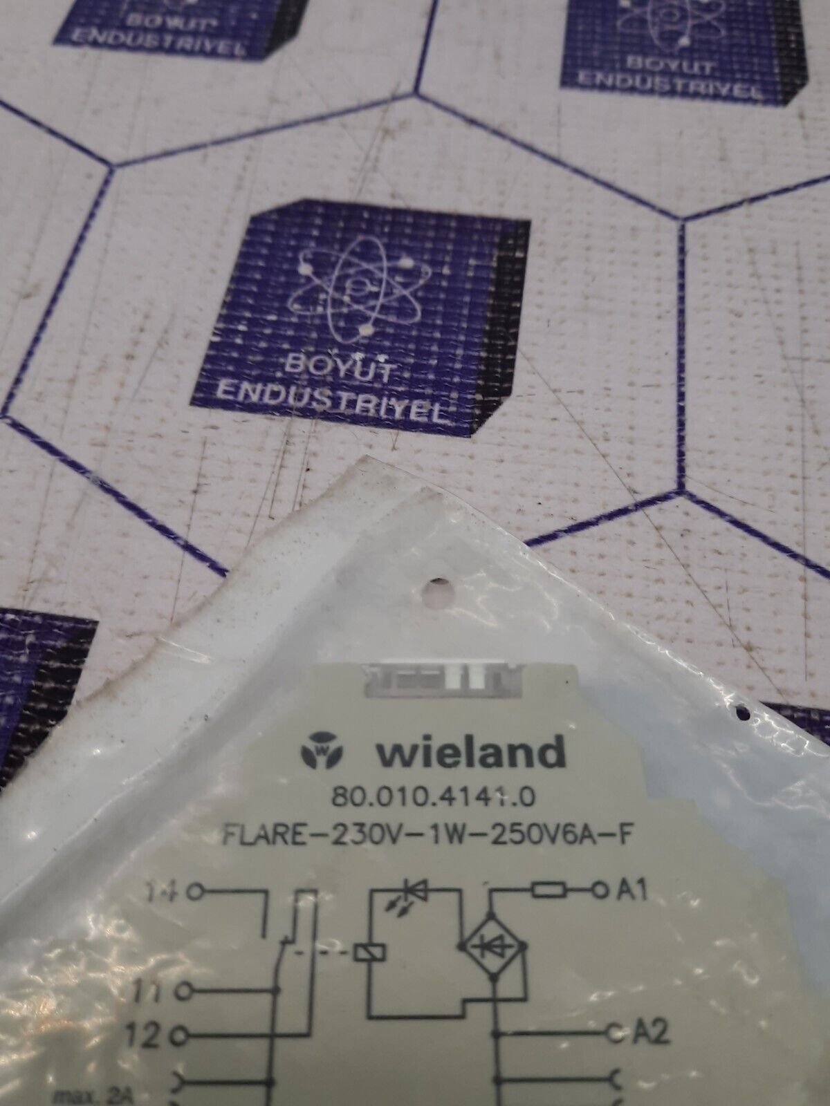 WIELAND VDE 80.010.4141.0 Flare 230V-1W-250V6A-F MODULE