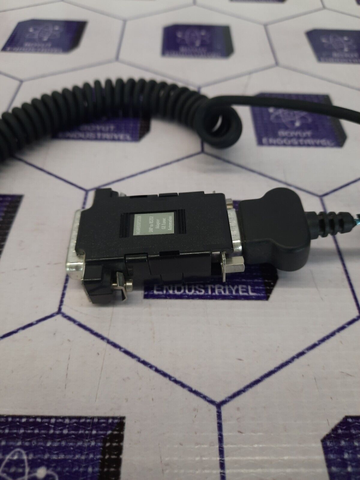 GE FANUC HE693SNP232R ADAPTER WITH CABLE