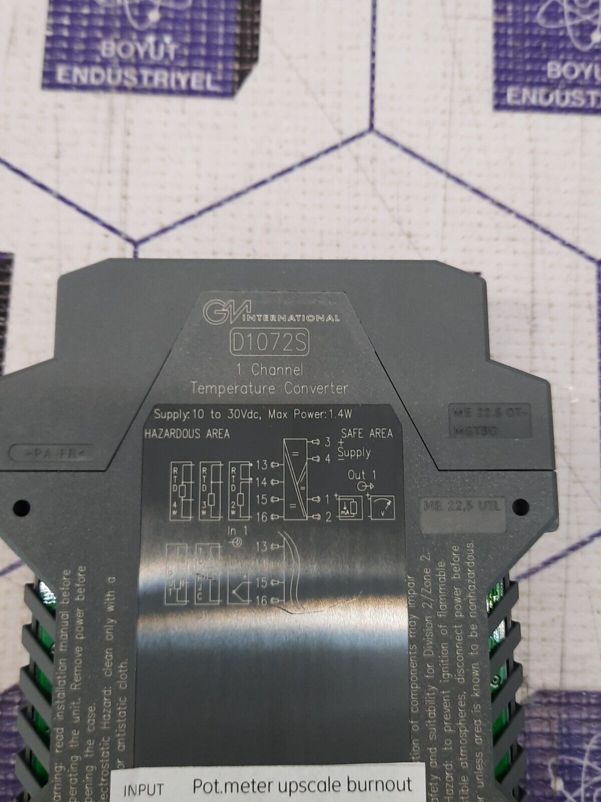 GM INTERNATIONAL D1072S 1CHANNEL TEMPERATURE CONVERTER