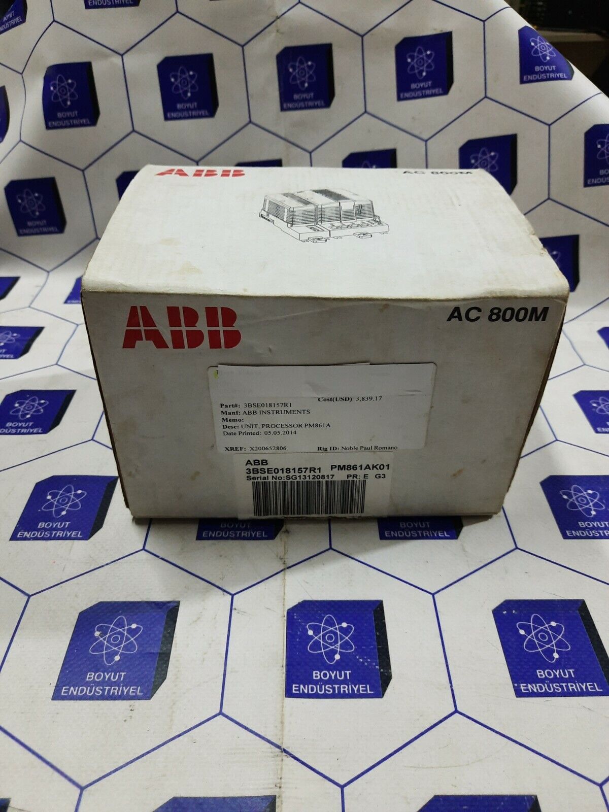 ABB AC 800M 3BSE018157R1 PM861AK01 plc unit PM861