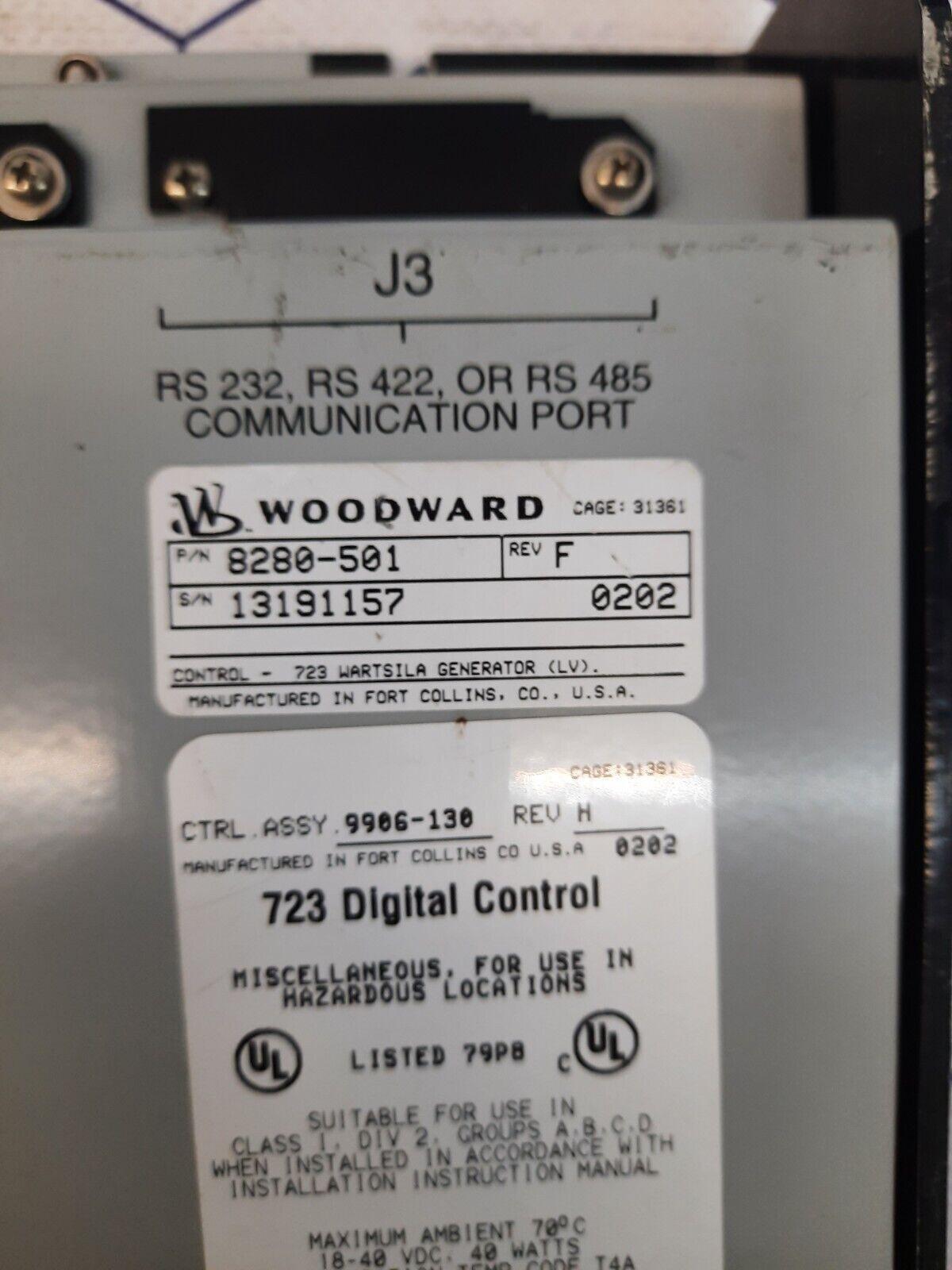 Woodward 8280-501 Rev.F 723 digital control 9906-130