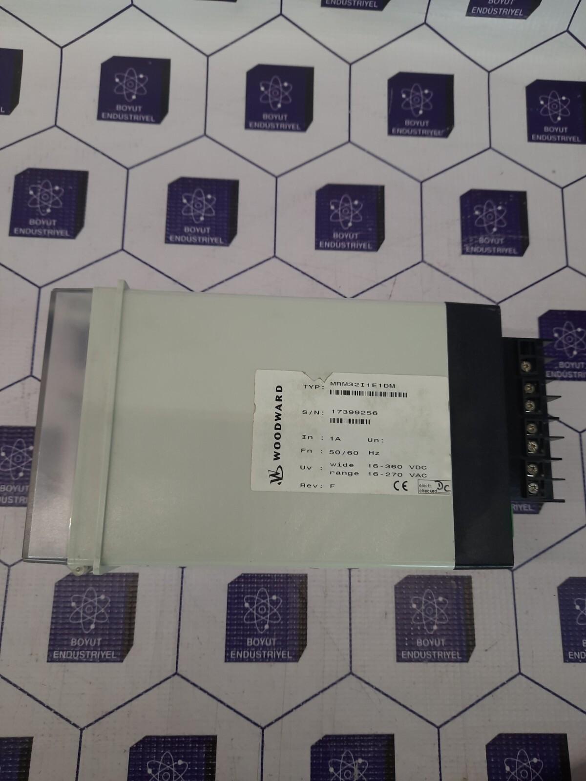 Woodward Seg Motor MRM3-2IE /  MRM32I1E1DM  REV.F Protection Relay