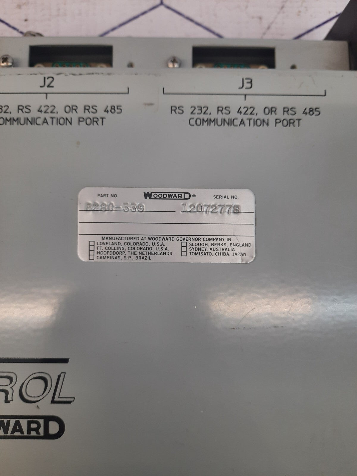 Woodward 723 Plus Digital Control 9906-619 8280-339