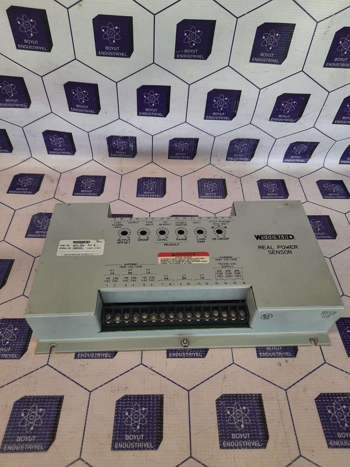 Woodward 8272-843 Rev B Real power sensor