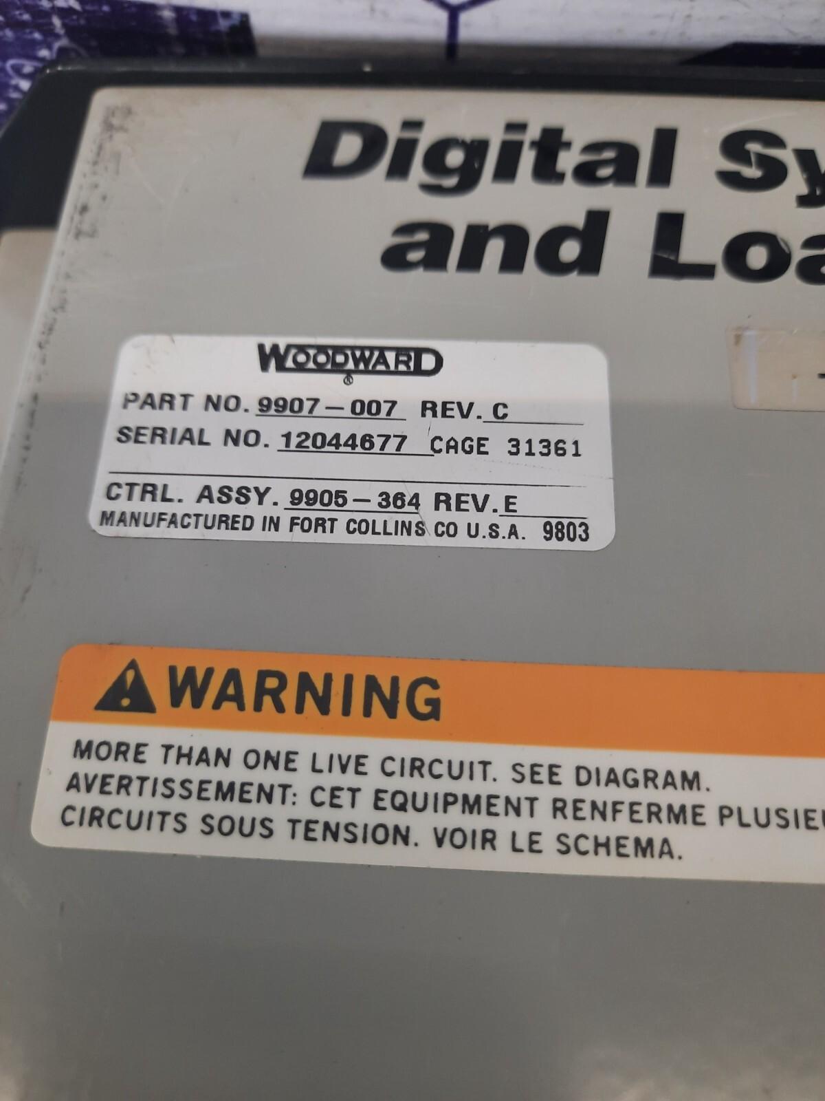 Woodward 9907-007 Rev C