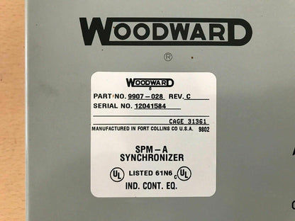 Woodward 9907-028 Rev.C SPM-A Synchronizer